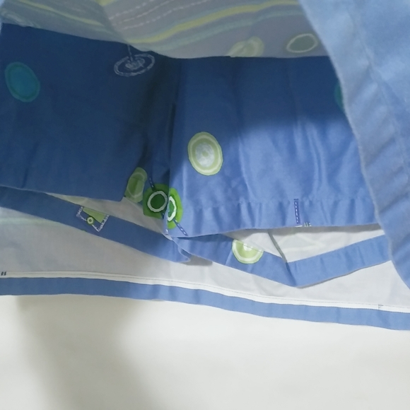 Holly Lane 8 Skort Cotton Tennis Golf Athletic in Blue Lime - Picture 6 of 7